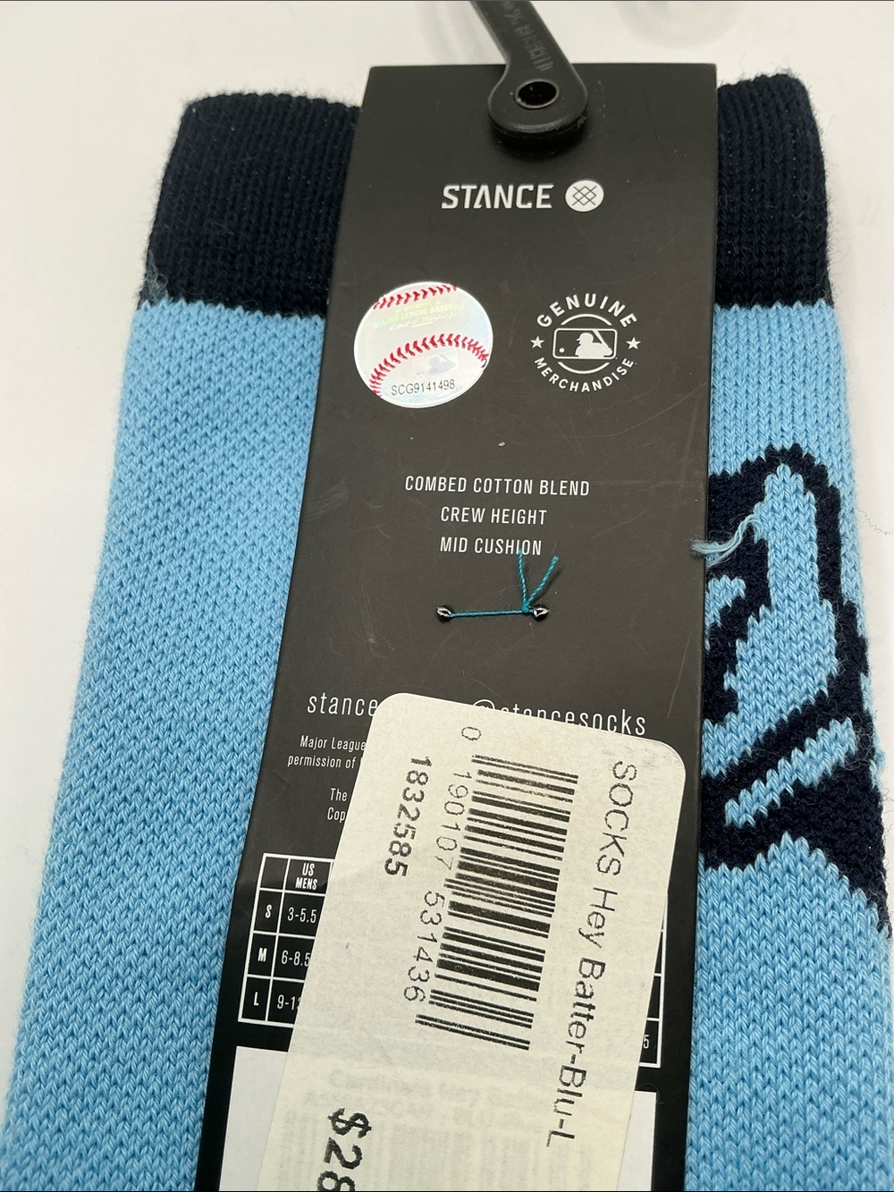 🧢 NEW🧢MLB Cardinals Hey Batter Socks - Picture 8 of 10